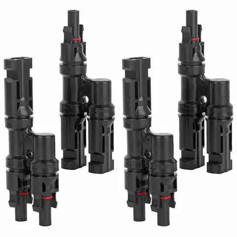 1/2 paia di connettori solari fotovoltaici maschio e femmina di alta qualità IP67 da 2 a 1 T per sistema di kit solari fai da te MC2.5 4 MC6
