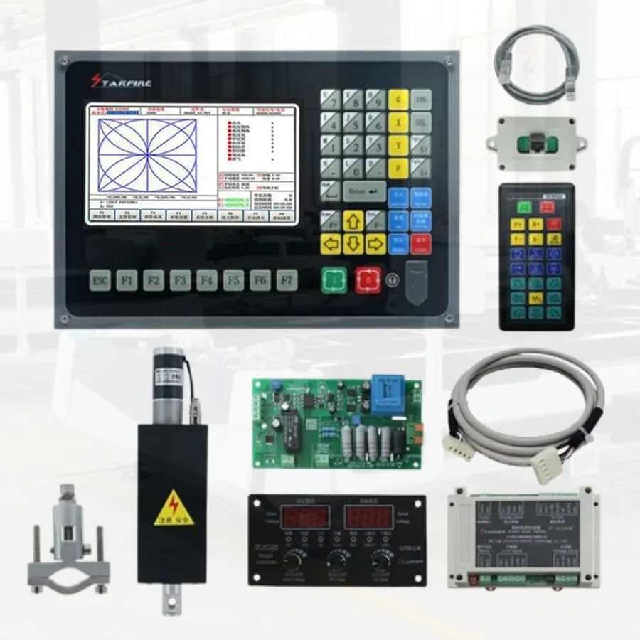 

CNC plasma cutting machine system SF-2100C+SF-HC25K height controller+remote and THC lifter+SF-RF06AJYKB-100-DC24V-T3