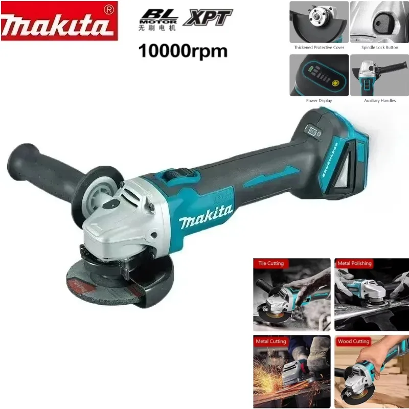 

DGA404 100-125mm 18V Makita Rechargeable Cutting Machine High Power Machine Power Tool Brushless Lithium Electric Angle Grinder