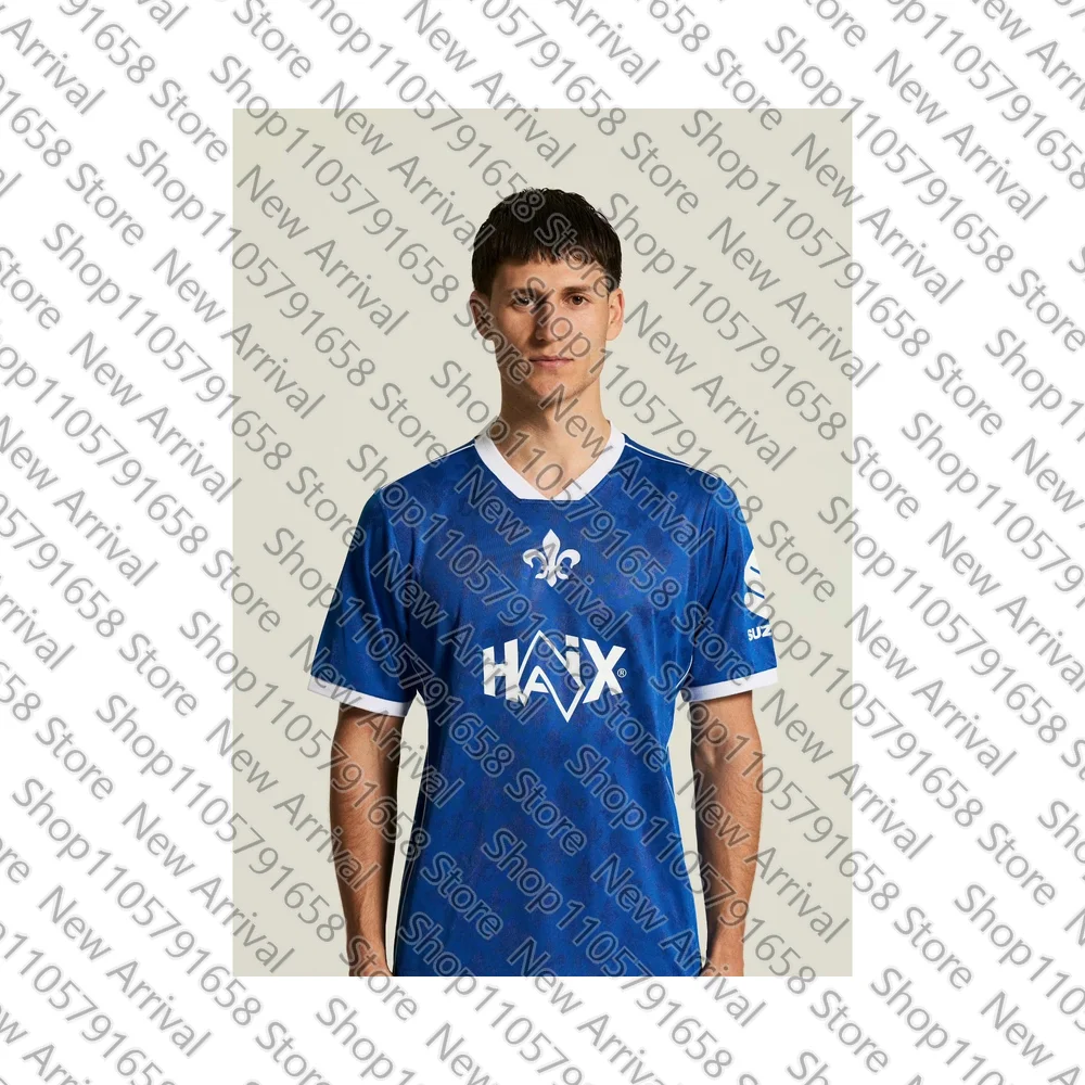 2026-27 Deutschland Erwachsenen- und Kinder-Sporttrikot SV Darmstadt Fußball Heim- und Auswärtstrikot Herren Damen Schnelltrocknendes Familien-Fan-T-Shirt