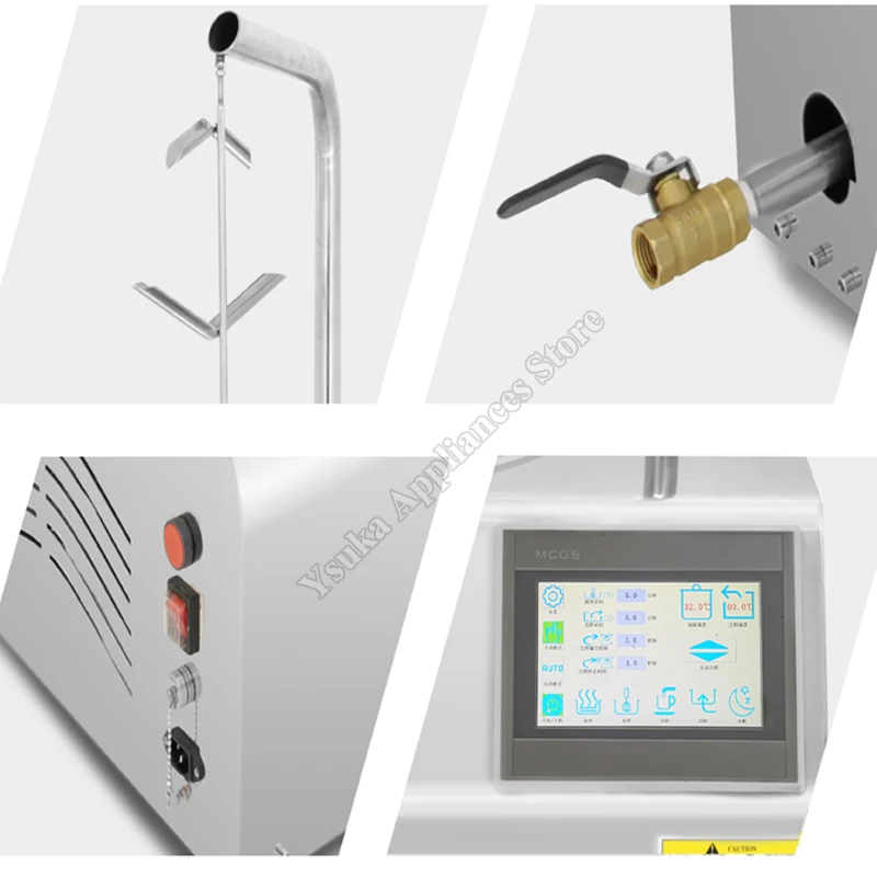 Commercial Automatic Chocolate Dispenser Tempering Melting Coating Machine