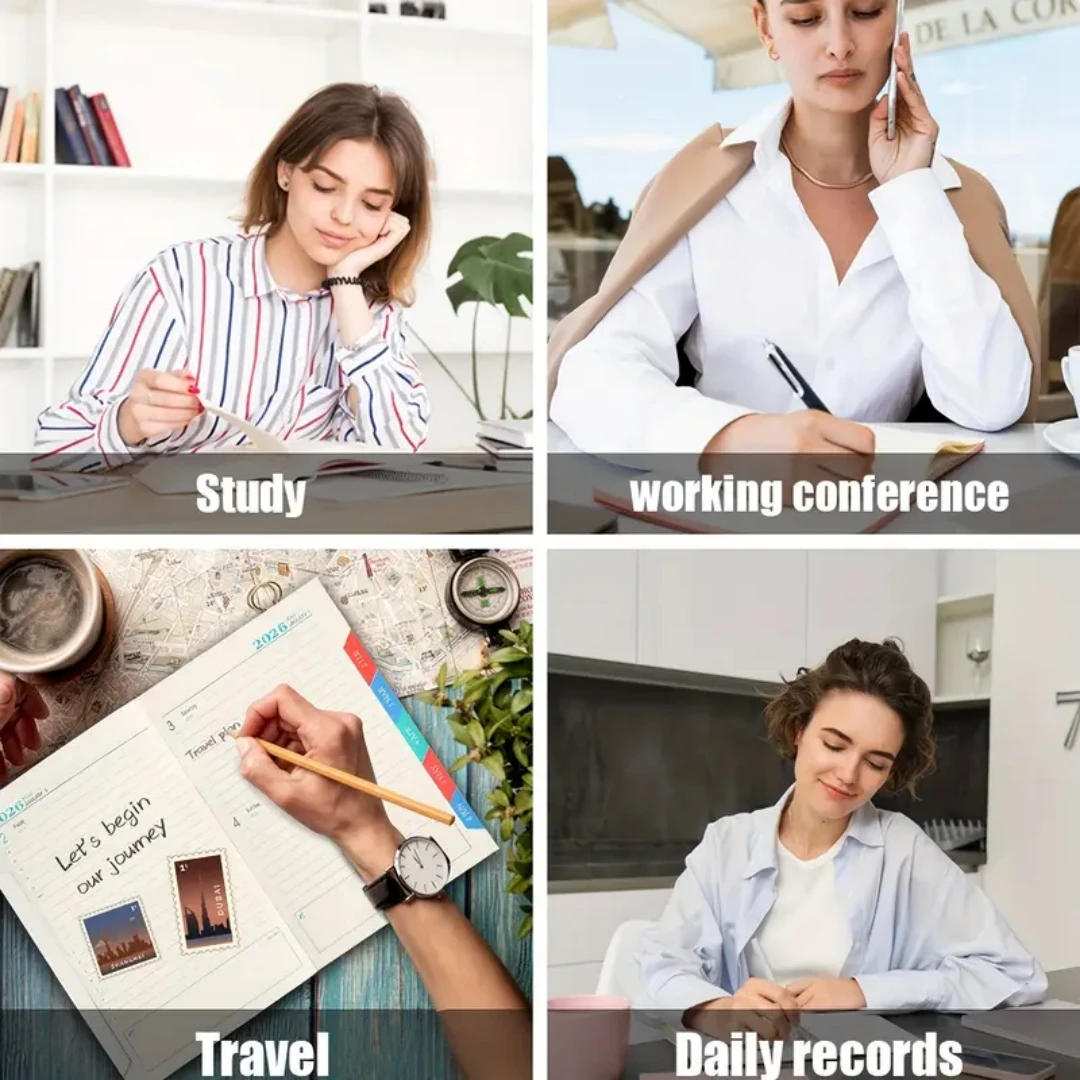 ديزني ستيتش 2026 تقويم ومخطط جديد للخطة اليومية دفتر التقويم ومسجل الانضباط الذاتي وإدارة الوقت 365 يومًا #5