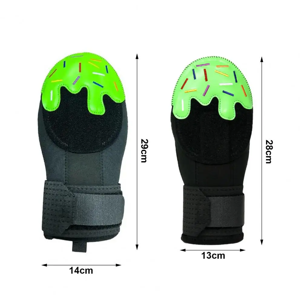 Baseball Sliding Mitt Adjustable Wrist Compression Strap Universal Left Or Right Hand Baseball Sliding Glove For Kids And Adult