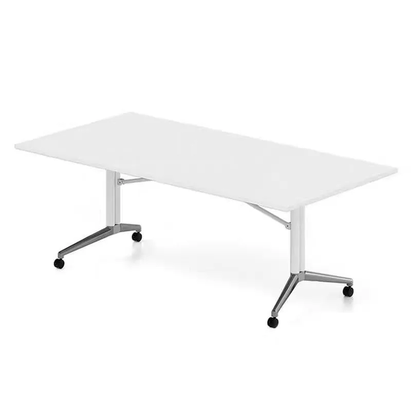 Folding desk frame, mobile conference table, long office multi-purpose desk, telescopic book splicing folding training desk