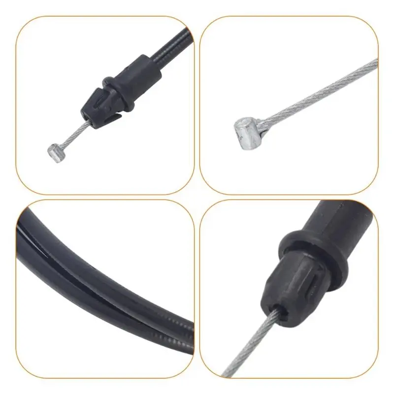 M11K-2Pcs Long Steering Cable Set For Motorguide X3 X5 Foot Control Trolling Motor 8M0122084
