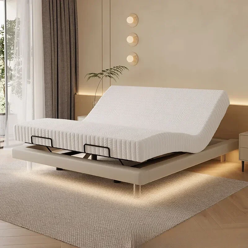 Multifunction Adjustable Beds Bedframe Electric Double Recovery Beds Old People Modern Bedroom Furniture Letti Pieghevoli LLB