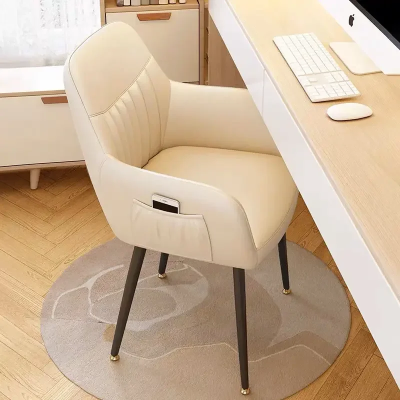 Home Computer Chair Comfortable Bedroom Makeup Stools Writing Student Study Desk Backrest Office Dressing Chairs Gaming Chair