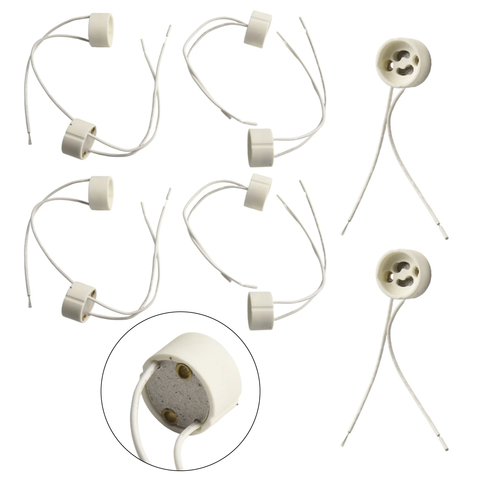 حامل مصباح GU10 10/15 قطعة سلك تركيب موصل لتوصيل 150 مللي متر سلك ضوء ملحق أضواء راحة