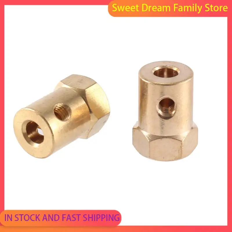 SDFC-10Pcs اقتران سداسية لتقوم بها بنفسك عجلة تروللي ذكية الإطارات موصل تيار مستمر تباطؤ المحرك لنموذج روبوت #3