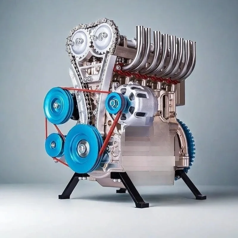 Engine Model Micro Turbofan V8 Eight Cylinder Four Cylinder Electric Mini Engine