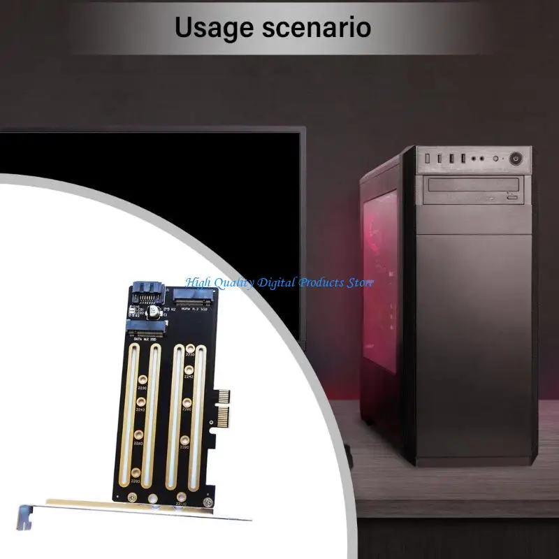 

U2JE M.2 PCIE NVME SSD TO PCIE Adapter Card Полная карта PCIe Adapter Card Card