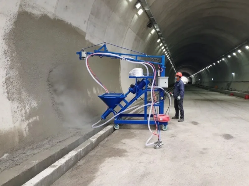 High Quality Standards GRC Fiberglass Spraying Machine With Spiral Rod And Stepless Speed Regulation For Clubhouse Bridge