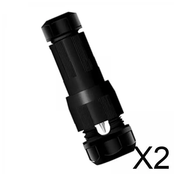 

2x Low Wire Replacement Cable Connector for Driveway Walls Pathway Lights
