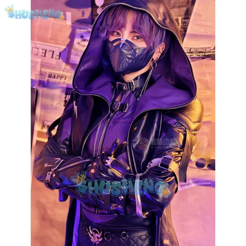 Love & Deepspace ملابس تنكرية, Rafayel Combo, زي ضباب ليلي, أداء هالوين, حفلة, يومي