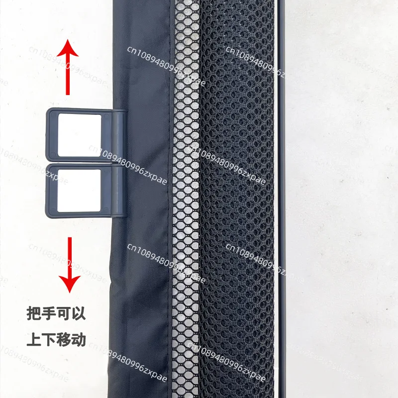 Automatic retractable pet door fence, no punching cat and dog fence, indoor staircase aisle isolation net