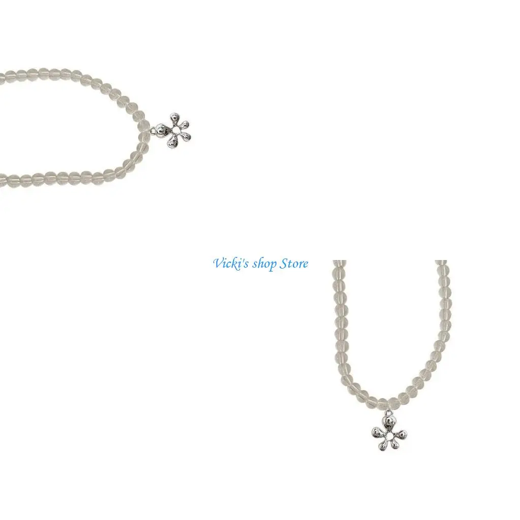 

Versatile Crystal Beaded Collarbone Chain Modern Minimalist Fashion Accessory