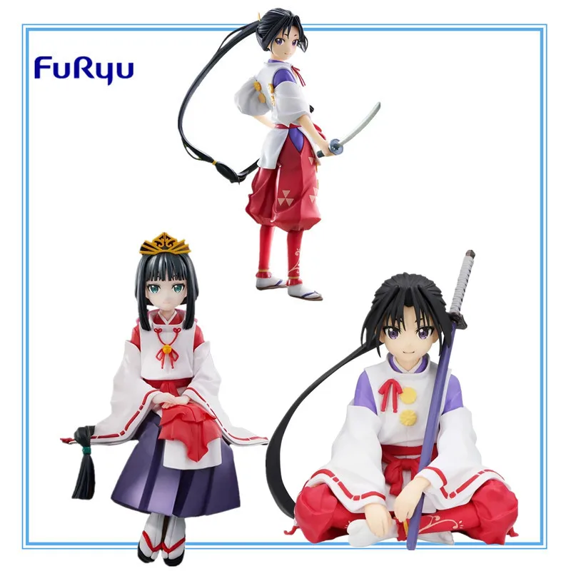 

В наличии Furyu Оригинальная фигурка лапши The Elusive Samurai Suwa Shizuku Houjou Tokiyuki Аниме фигурки модели игрушки подарки