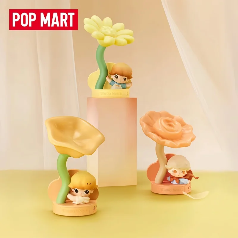 

New Pop Mart Dimoo Moments In Bloom Series Sensor Night Light Blind Box Collectible Decor Mystery Box Girl Boy Birthday Gift