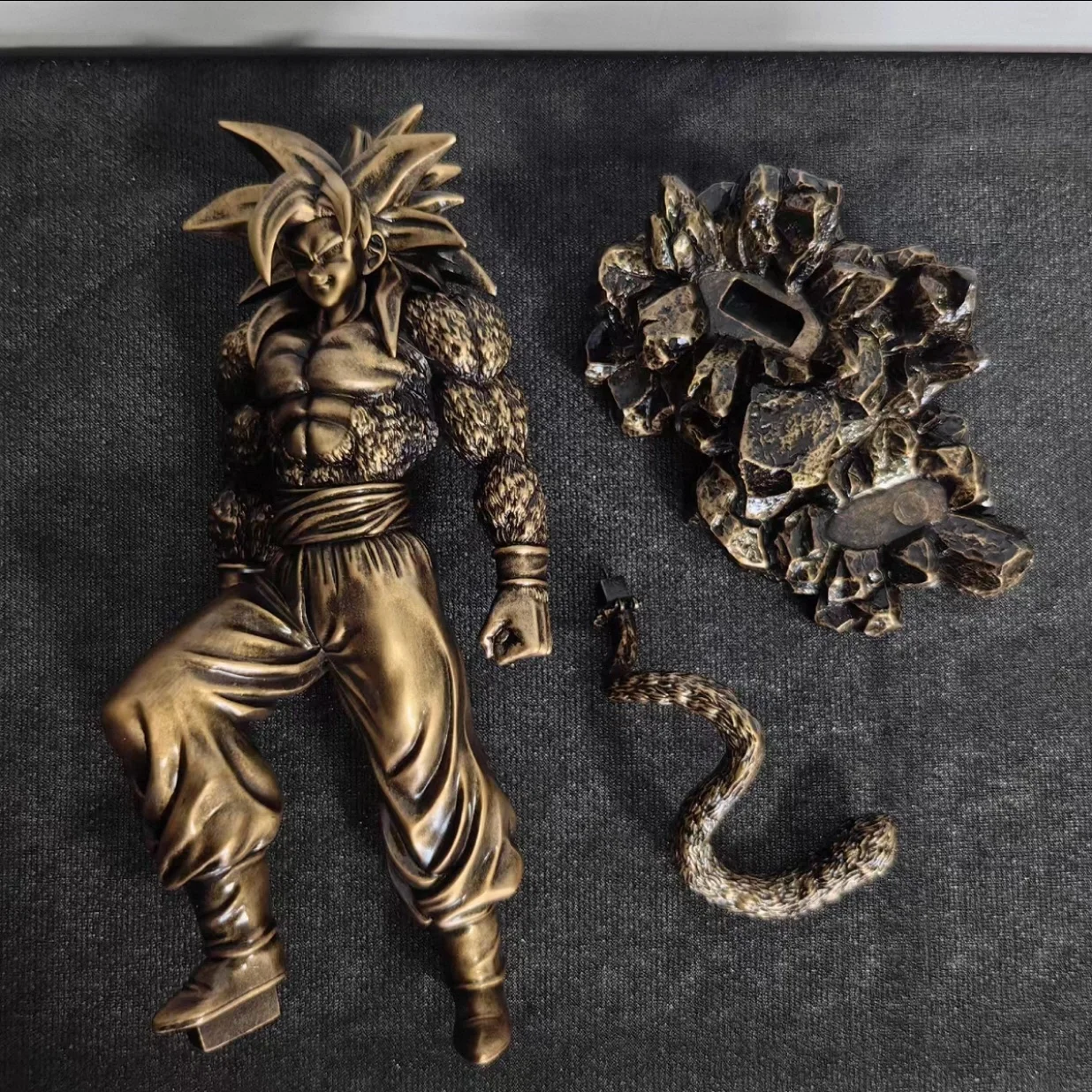 

Dragon Ball Series Super Four Goku 1/6 Imitation Iron Copper Gk Resin Model Handmade Scene Ornament Collection Christmas Gifts
