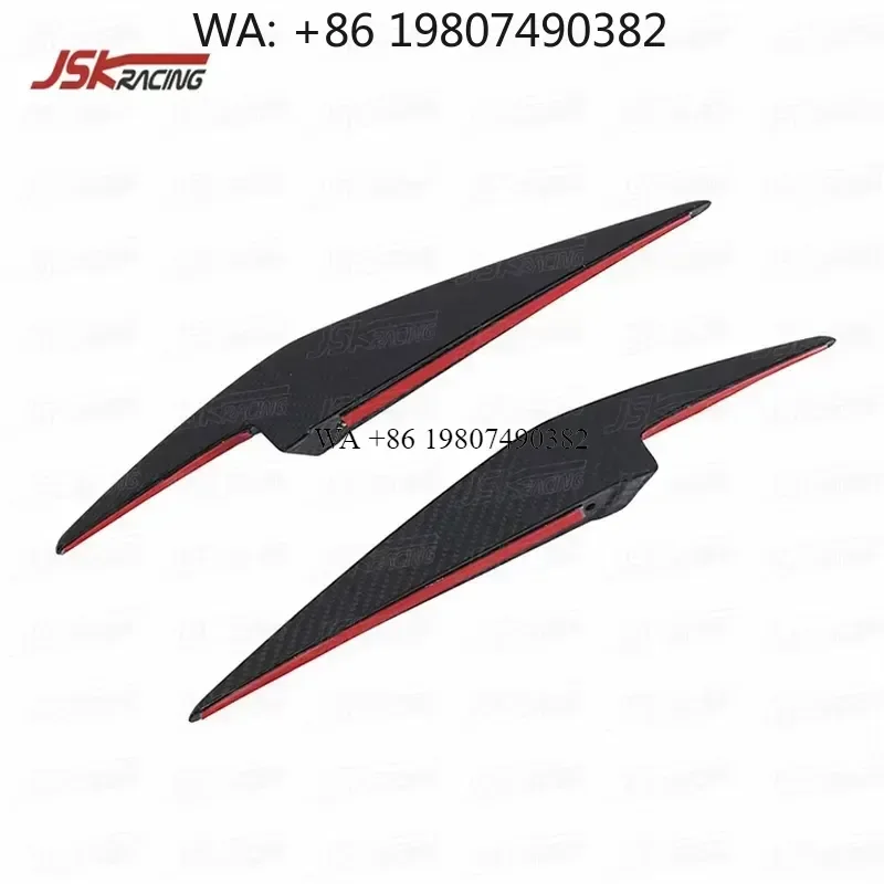 Wmwmnu Carbon Fiber Front Bumper Canards Splitter Lip for 2014-2016 F 458 Speciale Car Body Kit Accessories Aerodynamic