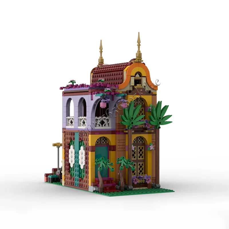 1005 pezzi di vendita caldo casa incantata building block architettura retrò modello display giocattolo bambini assemblaggio compleanno regali di Natale