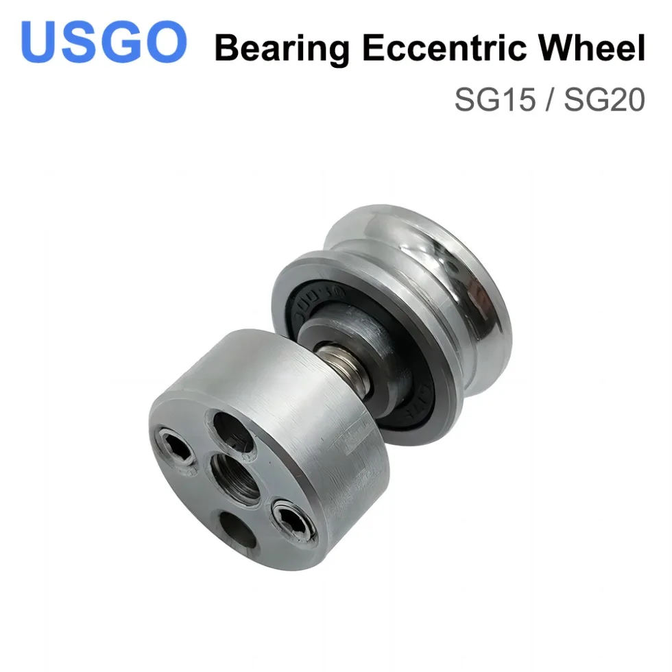 USGO Bearing SG15 / SG20 Eccentric Wheel Groove Ball Bearings U Deep with Free Fixing Screws Transmission Eccentric Wheel