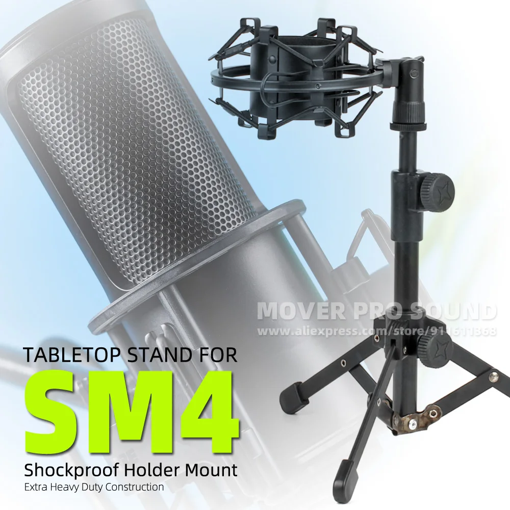 

Запчасти, аксессуары для Shure SM4 SM 4, комплект микрофона, настольный противоударный кронштейн для микрофона, настольная подставка, изоляционное крепление, держатель для стола