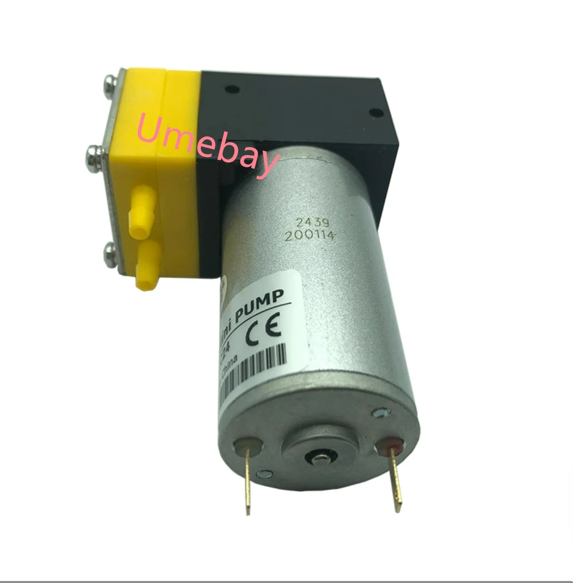 

1 piece, 24V DC motor micro diaphragm vacuum pump 0.4-1L/min sampling pump self-priming pump