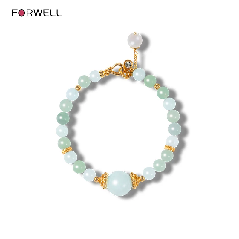 

FORWELL Natural Jade Pearl Bracelet Fashion Jewelry Hand Accessory for Girls for Girlfriend Best Selling Couple Fashion Jewelry