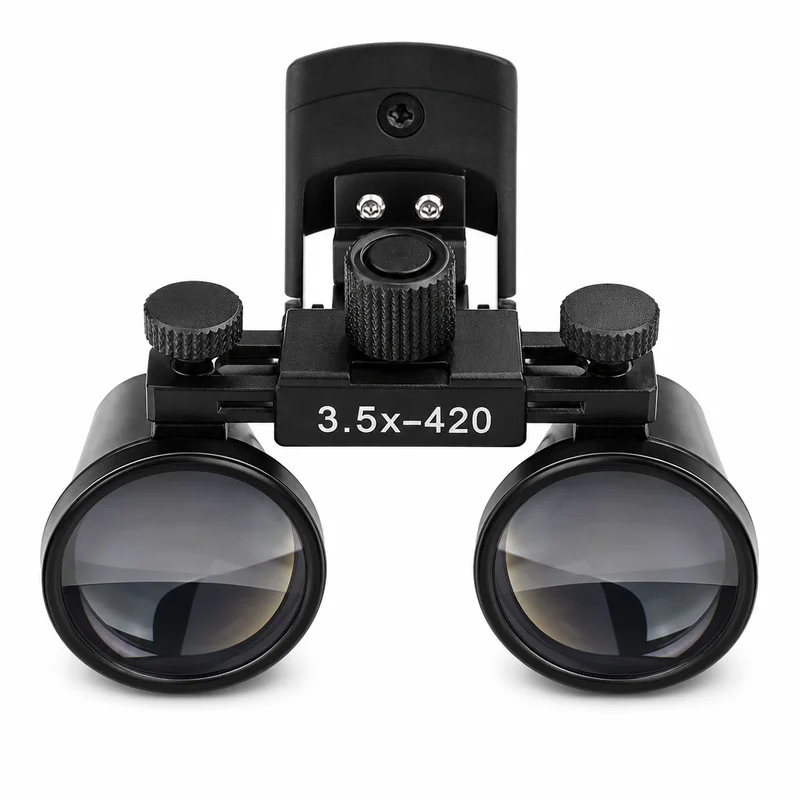 VVDental 2.5X/3.5X Binocular Dental Loupes,Surgical Optical Glasses Lens,Medical Magnifier with Clip Design for Dentists