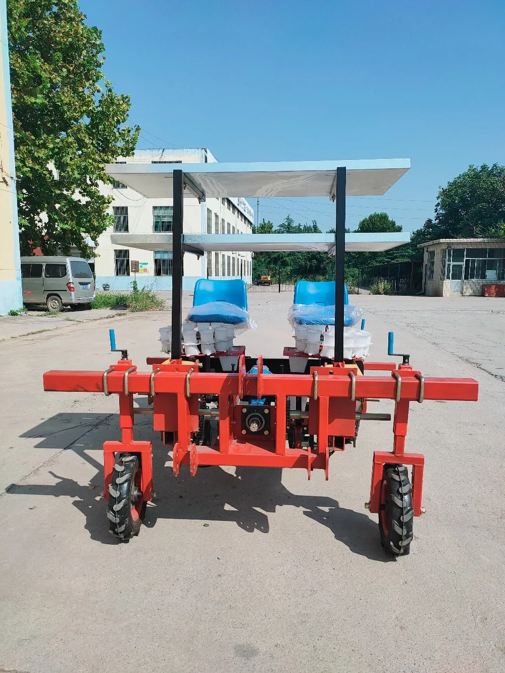 Vegetable Seedling Transplanting Machine Pepper, Pine Tree, Onion Seedling Transplanter Machine view 2
