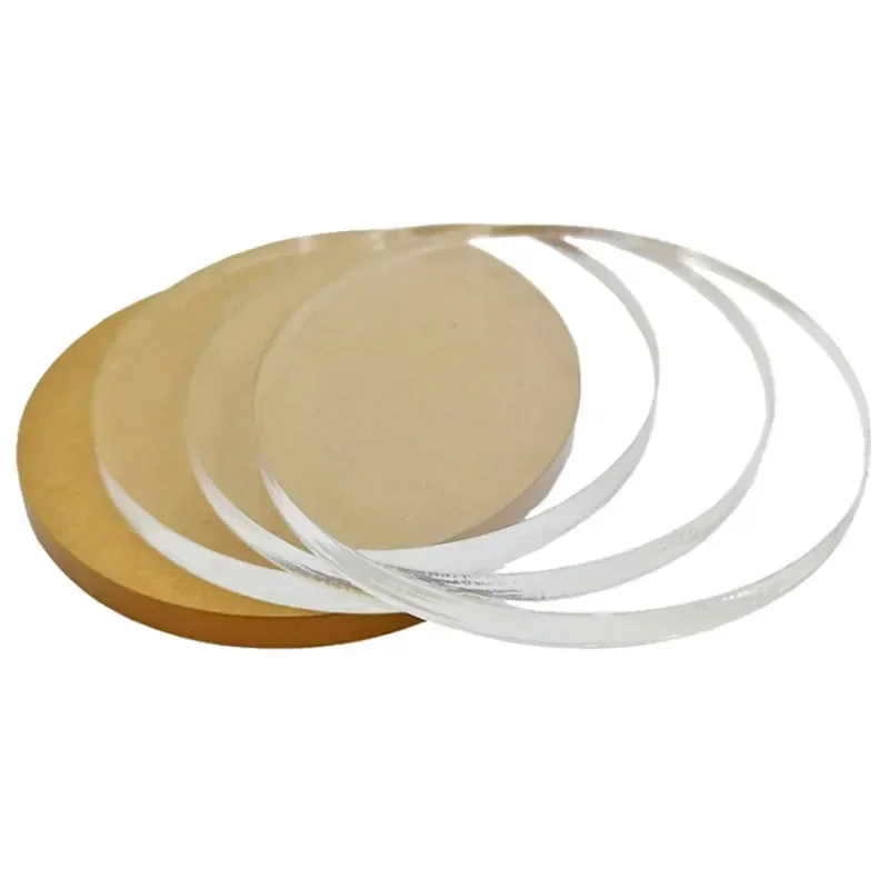 1Pcs Transparent Acrylic Plate Thickness 2/3/4/5/6mm Plexiglass Disc Glass Partition Processing Customize acrylic acrylic sheet