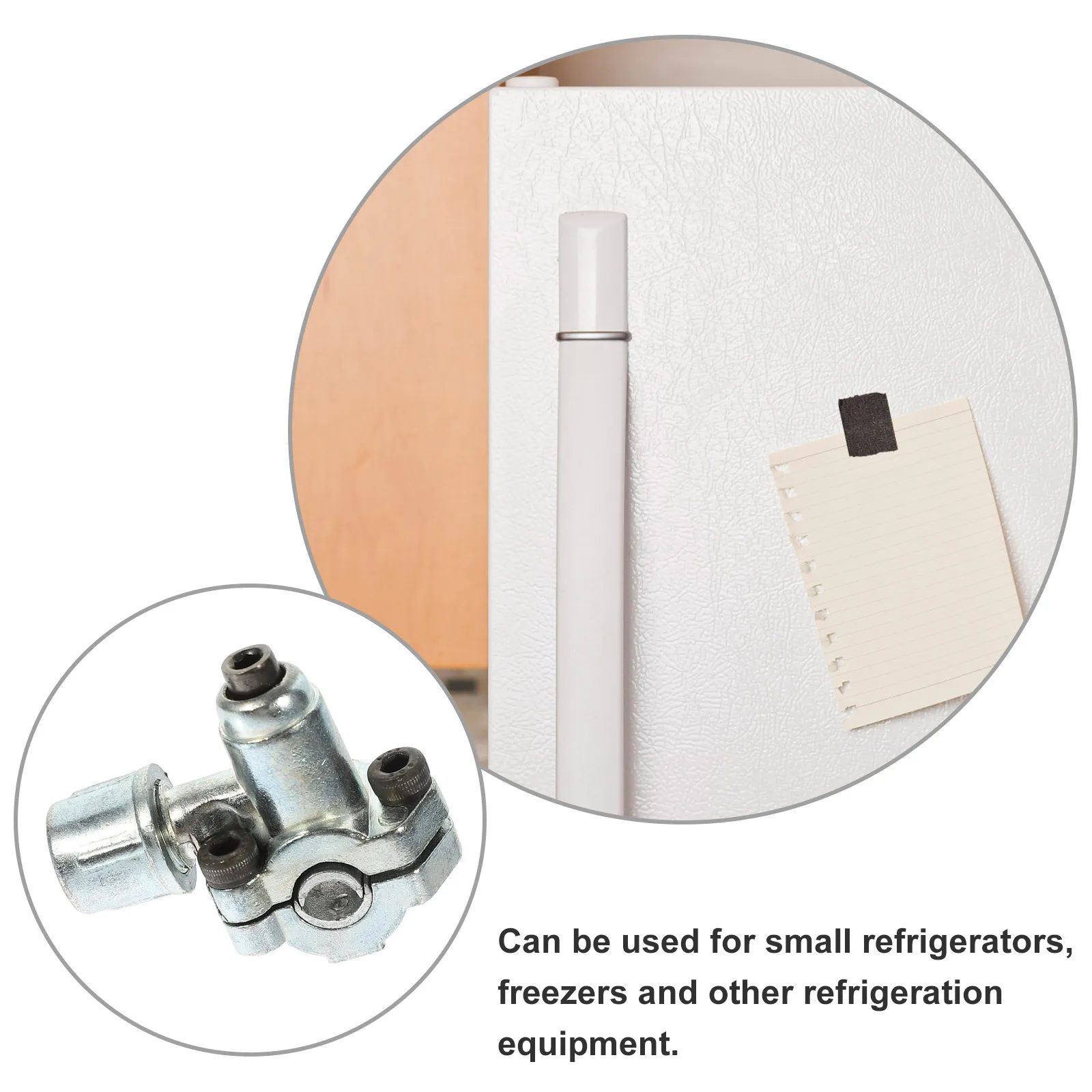 

1Set Zinc Alloy Needle Piercing Valve Line Tap Kit Adjustable Valve for Refrigerator Freezer Air Conditioning Refrigeration