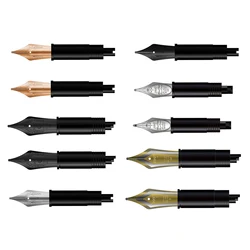 Hongdian Nib F/Ef/B Nib Voor Fontein-Pen Pennen Vervanging Nib Penpunten Reserve Penpunten Kantoor praktijk