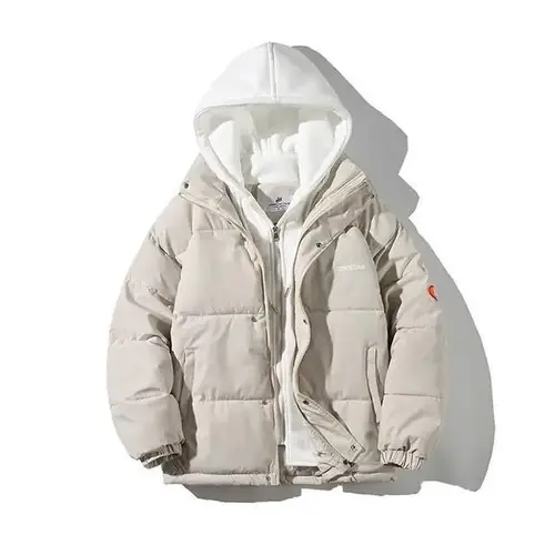Women's Winter Oversize Jacket Down Cotton Padded Coat Female Loose Casual Overcoat Female Fashion Men Hooded Short Parkas - Image 10