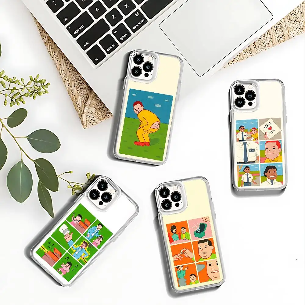 

Art Joan C-Cornella Funny Transparent soft case for iPhone 17,16,15,14,13,12,11,Pro,Max,Plus, X,XS,XR,SE4,E Mini