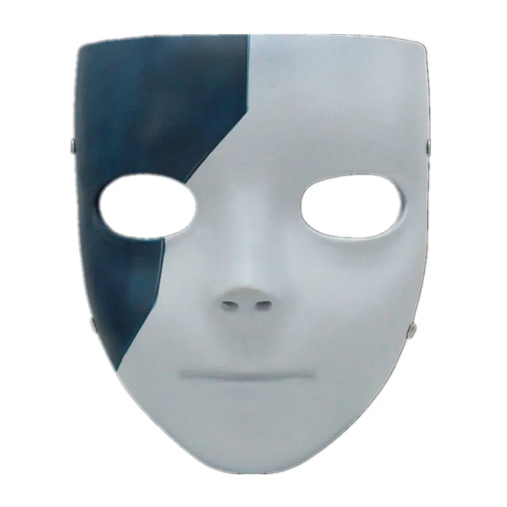 Cosplay Mask White Smile Resin Mask for Halloween Party Costumes Mask