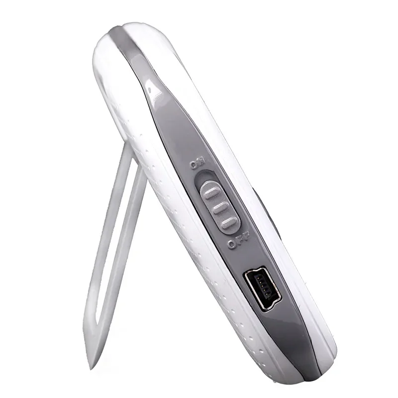 شاشة فيديو عالية الدقة مع كاميرا للرؤية الليلية مدمجة في مشغل موسيقى MP3، أجهزة مراقبة درجة حرارة سلامة الطفل، اتصال داخلي متحرك في اتجاهين