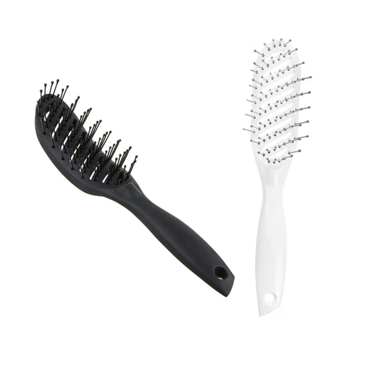 Professional Vented Hair Brush 9.25in, 2in Wide, ABS with Nylon Bristles, Promotes Fast Blowout & Scalp Care, for Men/Women