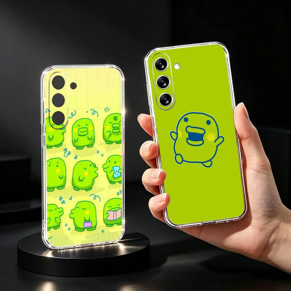 Game K-Kuchipatchi Cute Transparent Phone Case For Samsung Galaxy A73,A72,A71,A70,A53,A52,A51Soft Cover