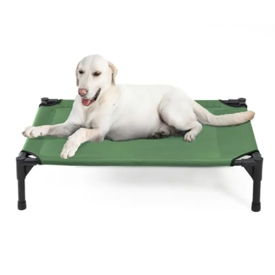 

Приподнятая кровать для собак - прочная, из перерабатываемой сетки, выдерживает до 150 фунтов - для использования в помещении и на улице