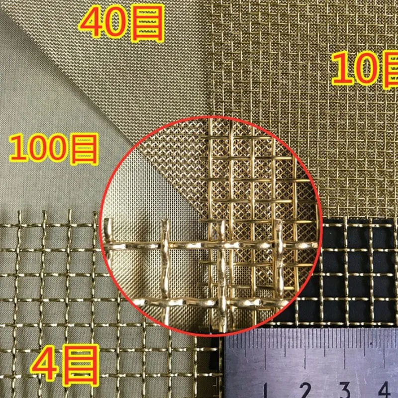 50-400Micron 250 메쉬 40 "와이드 파인 구리 황동 필터 짠 와이어 천으로 인청동 메쉬