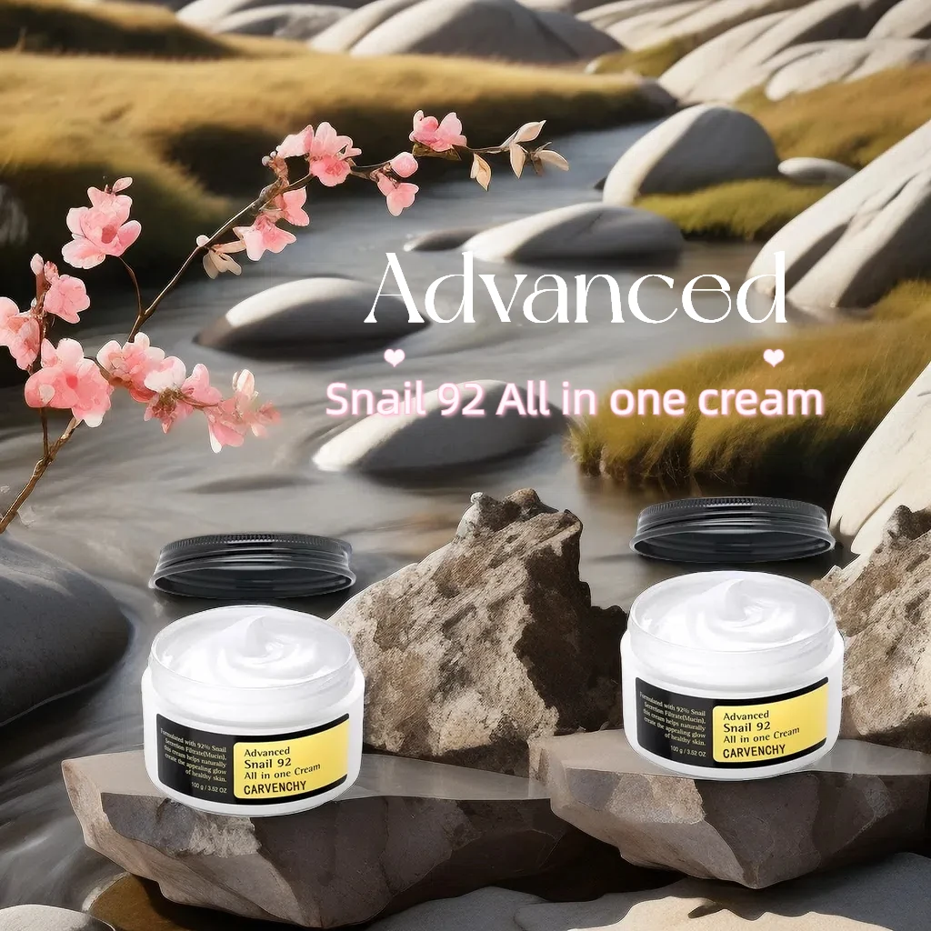 

Advanced Snail 92 All in One Cream Helps to Create Naturally Charming, Radiant, and Healthy Skin.
