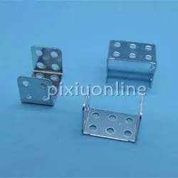 10pcs/pack K995 Double Right Angle U-shaped 15mm Length Iron Corner Bracket DIY Connect