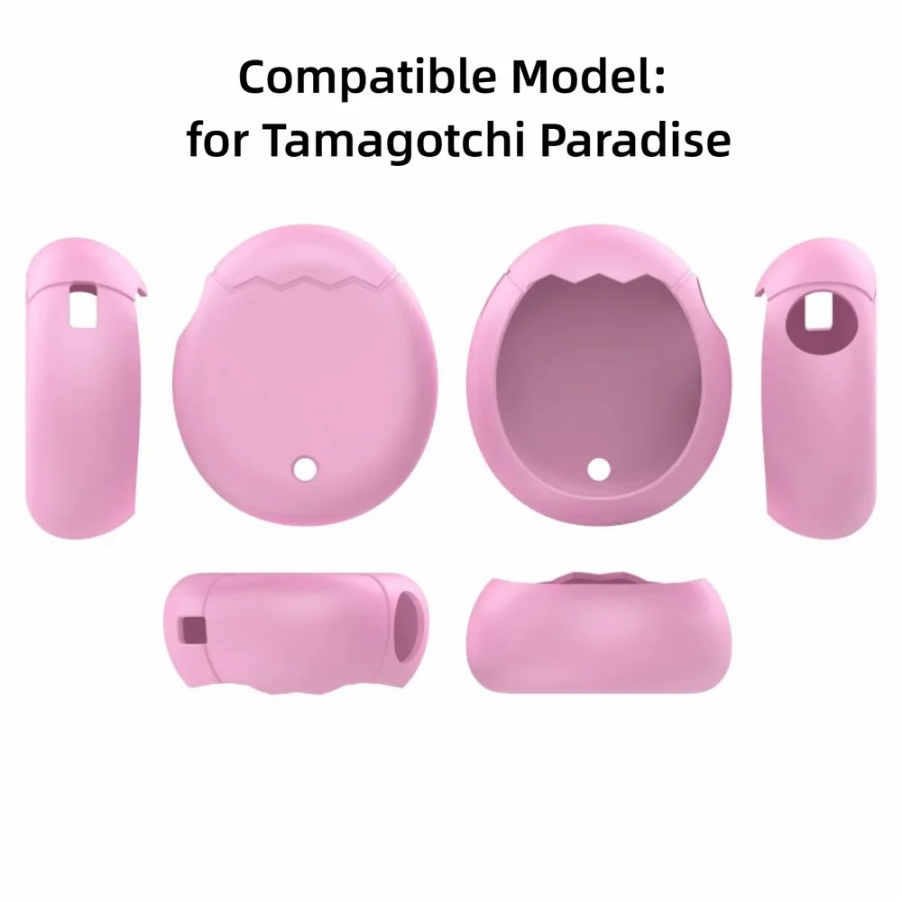Novo caso de silicone antiderrapante anti gota ultra-fino capa protetora escudo macio para tamagotchi paraíso acessórios do jogo
