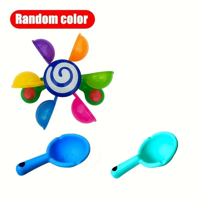 قطعة واحدة من لعبة الحمام الدوارة، لعبة حسية ممتعة في وقت الاستحمام للأطفال الأولاد والبنات، هدية مثالية لعيد الميلاد والكريسماس #5