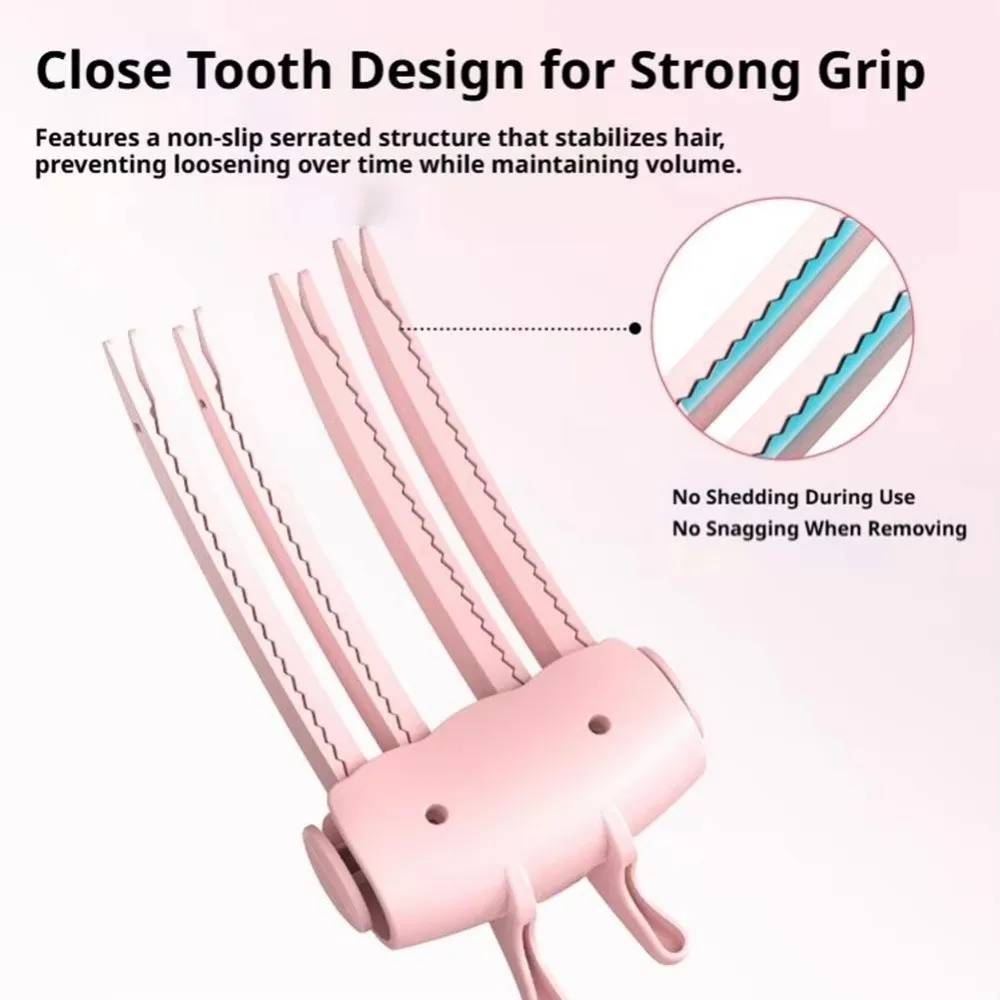 Electric Fluffy Hairpin Curling Clip Heating Fluffy Non-Slip Hair Volumizer Heat Resistant Durable Volume Bangs Clip Daily Use