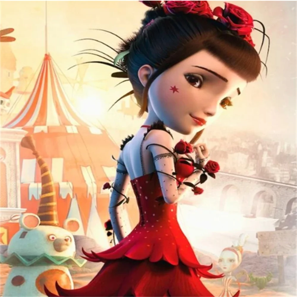 Jack and the Cuckoo Acacia Miss Acacia Cosplay Costume Women Sexy Red Dress Halloween Carnival Party Outfits