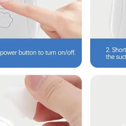 

Детский назальный аспиратор, электрический очиститель носа, 9-скоростное устройство для всасывания носа новорожденного, присоска для слизи для младенцев с низким уровнем шума