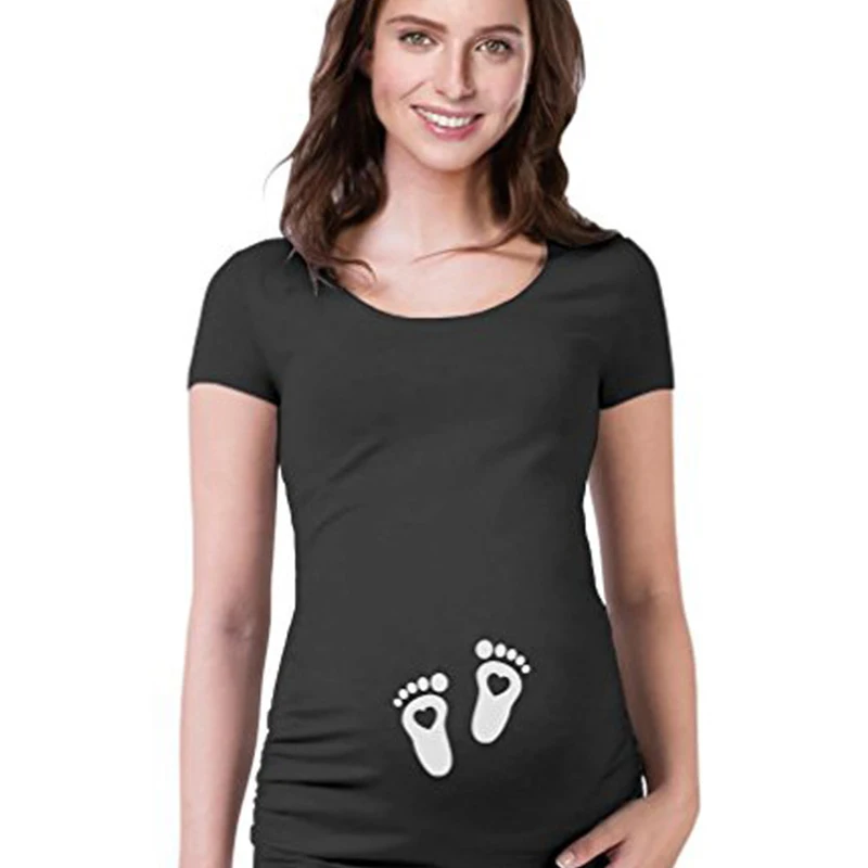 

Pregnancy Maternity Clothes Summer Short Sleeve Tops For Pregnant Women Maternity T-shirt